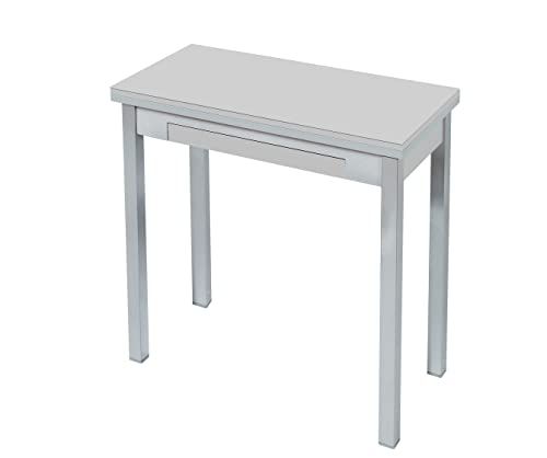 ASTIMESA Keukentafel - metaal - grijs - 90 x 50 cm - 8435627836565