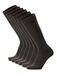 Ciocca Chaussettes hautes 'Calze Lunghe 6 Paires en coton Tactel respirant' anthracite
