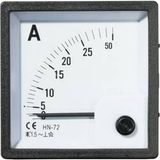 VOLTCRAFT AM-72X72/25A Analoog inbouwmeetinstrument