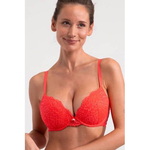 Sam Friday Polly voorgevormde push-up bh koraalrood