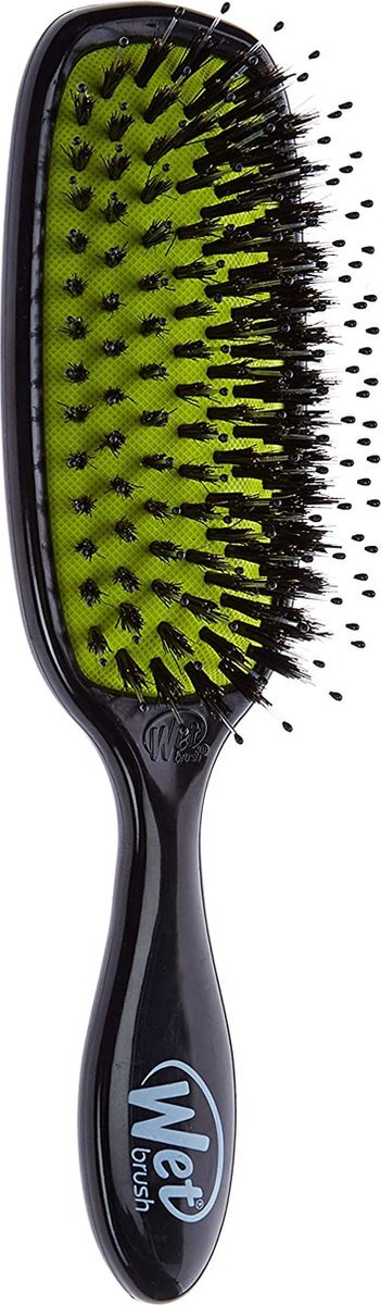 The Wet Brush Wet Brush - Shine Enhancer Haarborstel - Ultra-zachte IntelliFlex natuurlijke varkenshaar - Zwart