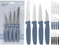 Excellent Houseware 4-Delige Set Keukenmesjes Assorti