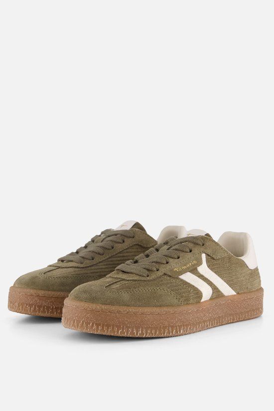 Tamaris Sneakers Laag - Groen - 108253 - Women's Size 39 - Leather