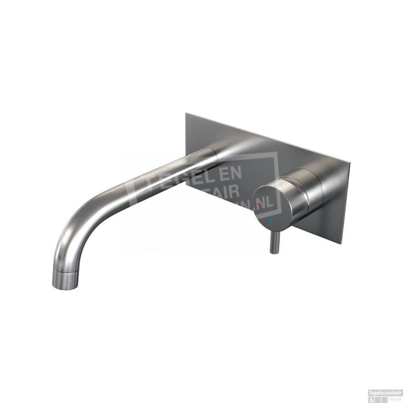 Brauer Inbouw Wastafelmengkraan ColdStart Eenhendel B5 Energiebesparend Geborsteld Nikkel