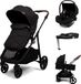 Baninni 4-in-1 Multi Standen Kinderwagen met Autostoel en Base Nelia Zwart