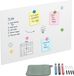Relaxdays Magnetbord - 50x30 cm - Wit - Staal