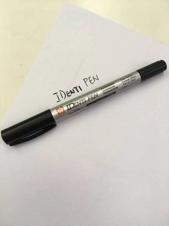 Sakura IDenti-pen Zwart Fine - 1 stuk(s)