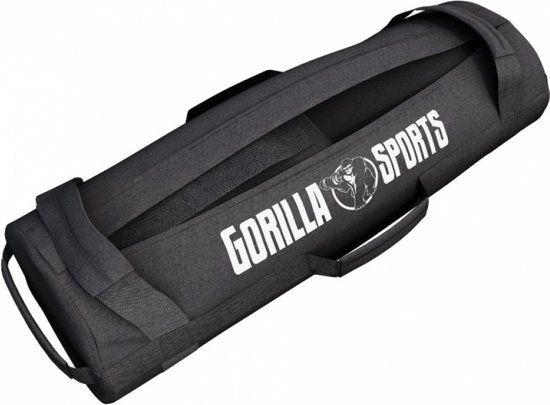 Gorilla Sports Verstelbare Sandbag 20 kg - Zwart