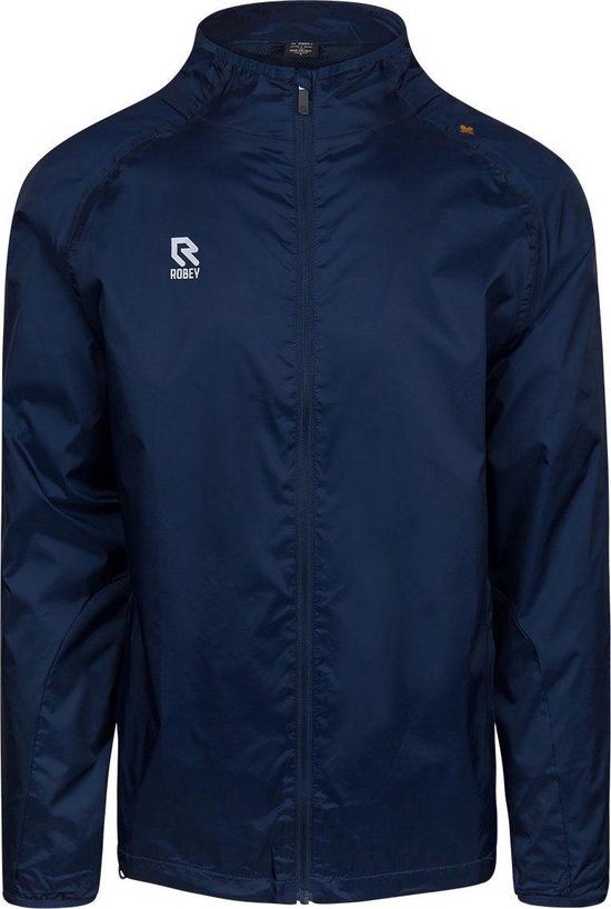 Robey Jas Unisex - Maat XXL - Navy - Winddicht - Voetbal - Regenjas Junior