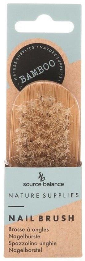 Source Balance Bamboo Nagelborstel - Hout - 120x70x40mm