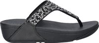 Fitflop Lulu Crystal Mix dames slipper - Zwart zwart - Maat 39