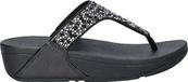 Fitflop Lulu Crystal Mix dames slipper - Zwart zwart - Maat 39