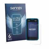 Savvies - Screenprotector voor Softing IT Networks LinkXpert M3 - Folie Beschermfolie transparant 6 Stuks