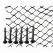 Star 22150 Siena Tuin Cordata 644048 Vijver Mesh Cover 3 x 6 m Zwart/Groen
