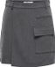 ONLY - ONLOLEXA LIFE HW WRAP SKIRT PNT - Rok - Grijs - High Waist - Kniehoogte