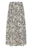 b.young BYFALAKKA BOHO SKIRT Dames Maxi Rokken Linnen Viscose Dierenprint Kniehoogte A-lijn Casual Vrouwen Volwassenen Lente/Zomer