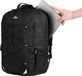 NOMAD® Silfra 28L Rugzak | Zwart | Laptop Rugtas met Laptopvak 15,6" | School / Werk | Heren / Dames / Jongens | Ergonomische Schooltas | Waterafstotend