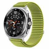 Samsung Galaxy Watch 8 Classic 46mm Nylon Ribbelbandje - Groen