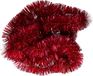 Inge-glas Inge Christmas Goods Kerstslinger - rood - folie - 270 cm - lametta - kerstboomslinger