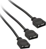 Kolink Y-kabel PC-ventilator [1x PC-ventilatorbus 3-polig - 2x PC-ventilatorbus 3-polig] 0.30 m Zwart