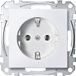 Schneider Merten MEG2301-0419 Wandcontactdoos System M Polar-wit 1 stuk(s)
