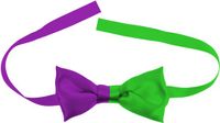 Folat Strikje Colorblock Paars/Groen