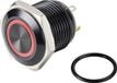 TRU COMPONENTS TC-9428160 GQ16F-10E/J/R/12V/A Druktoets 48 V/DC 2 A 1x uit/(aan) Moment Rood IP65 1 stuk(s)