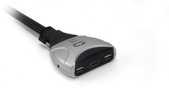 Levelone KVM-0290 Cable KVM Switch 2 Ports HDMI USB