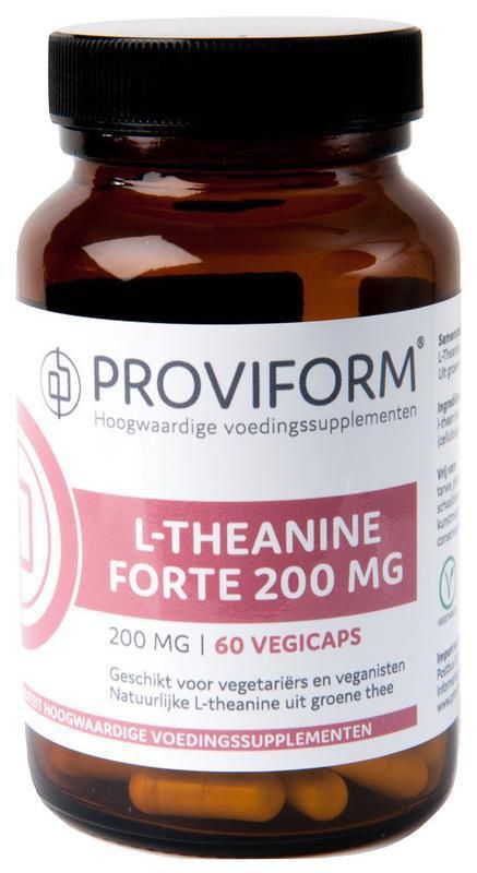 Proviform L-Theanine Forte 200mg Capsules - 8717677128624