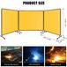StarTech Buitenwand Yellow Flame Retardant PVC Welding Curtain 6 x 8 ft