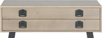 WOOOD derby salontafel - grenen - smoke - 35x110x62