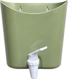 AXI Réservoir d'eau avec robinet vert – Distributeur d'eau pour cuisine de jeu ou cuisine de boue – 0,7 litre – À partir de 3 ans