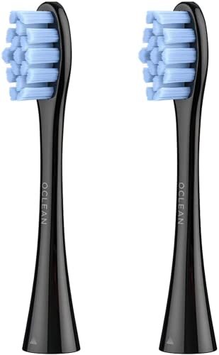 Oclean Tandenborstel Opzetborstel Vervangingsset, Geschikt voor alle Elektrische Tandenborstels, FDA-goedgekeurd (2 stuks) – Zwart