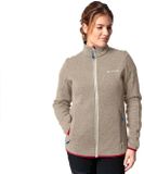 Vaude Rienza Iv Fleece Met Volledige Rits Beige 44 Vrouw