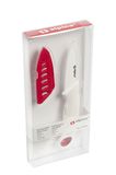 Alpina CE2601004 mes, eenkleurig, 17 cm & etui, roestvrij staal, wit, 17 cm