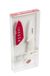 Alpina CE2601004 mes, eenkleurig, 17 cm & etui, roestvrij staal, wit, 17 cm