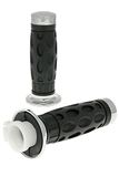Handgrepen 101 OCTANE Handgrepen set stuur links en rechts chroom voor GY6 50ccm