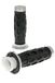 Handgrepen 101 OCTANE Handgrepen set stuur links en rechts chroom voor GY6 50ccm
