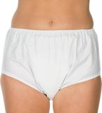 Suprima 1205 Incontinentiebroekje PVC slip, UNISEX, wit (50) (heupomtrek 118 cm)