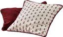 LOBERON Kussenhoes set van 2 Eilira donkerrood/beige 60x40 cm Katoen
