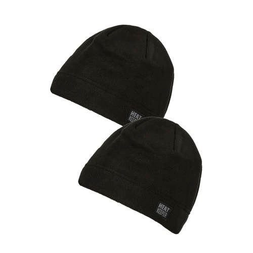 Heatkeeper thermo muts - set van 2 zwart