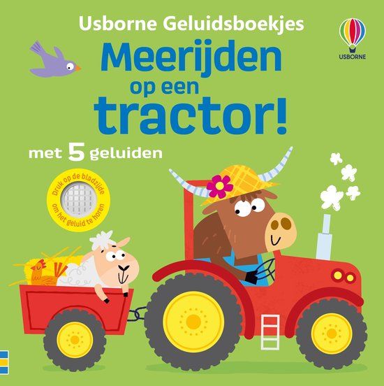 Meerijden Usborne Geluidsboekjes 1 - Meerijden op een tractor!
