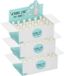 PartyDeco Bruiloft mini bellenblaas - bruidstaart - wit - 72x stuks