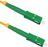 Qoltec 54280 InfiniBand en Glasvezelkabel 0,5 m SC APC Geel