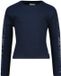 Vingino Jaisi Meisjes T-shirt Lange Mouw Ronde Hals Katoen Donkerblauw Maat 176