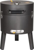 Boretti Tonello Houtskoolbarbecue - Ø 37 cm - Zwart - Draagbaar