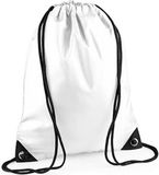 BagBase Premium Gymsac Sporttas - 11 Liter Wit