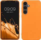 kwmobile telefoonhoesje geschikt voor Samsung Galaxy S24 FE - Back Cover - TPU - Fruitig Oranje