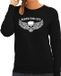 Bellatio Decorations Shoppartners Bv Biker for life motor sweater zwart voor dames - motorrijder / fashion trui - outfit S