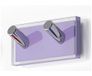 Gedy Regenboog Hanger, Thermoplastische harsen, Duidelijk Lila, Dubbel